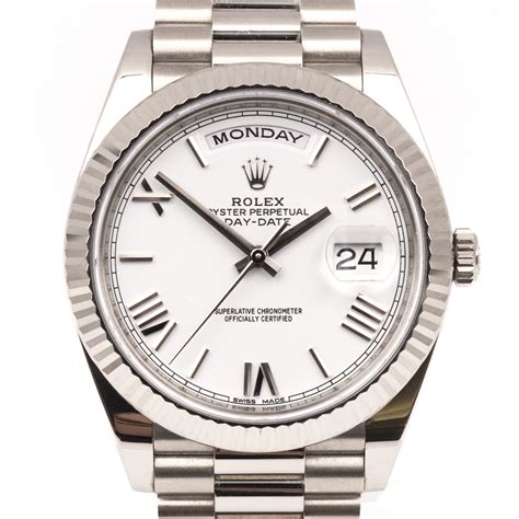 big face presidential rolex|rolex presidential 40mm white gold.